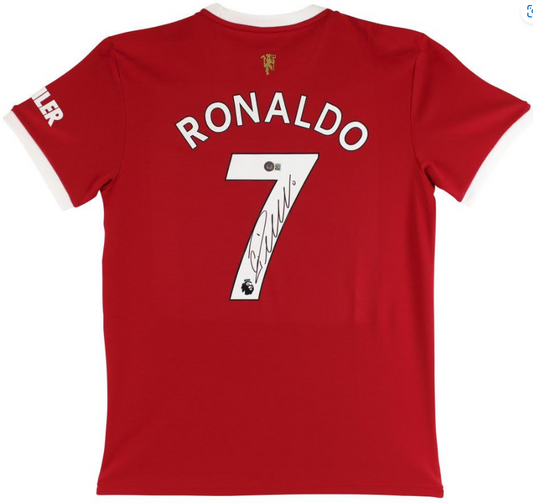 Cristiano Ronaldo Signed Manchester United Home Jersey