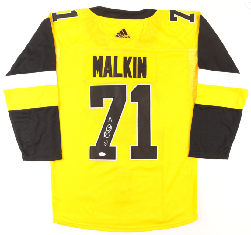 Evgeni Malkin Signed Pittsburgh Penguins Jersey