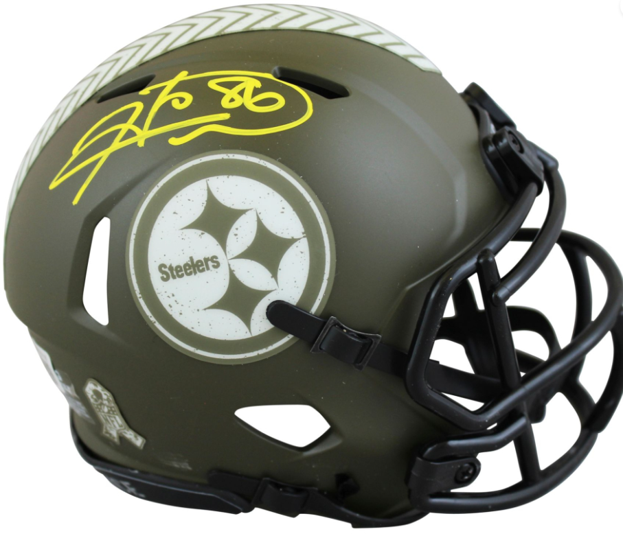 Hines Ward Signed Pittsburgh Steelers Mini Helmet