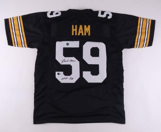 Jack Ham Signed Pittsburgh Steelers Jersey