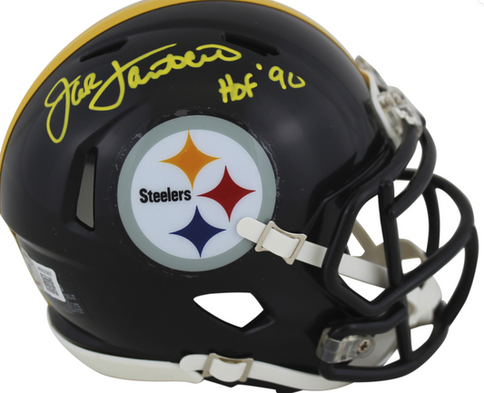 Jack Lambert Signed Pittsburgh Steelers Mini Helmet