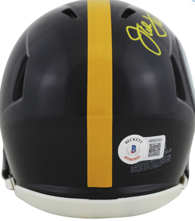 Jack Lambert Signed Pittsburgh Steelers Mini Helmet