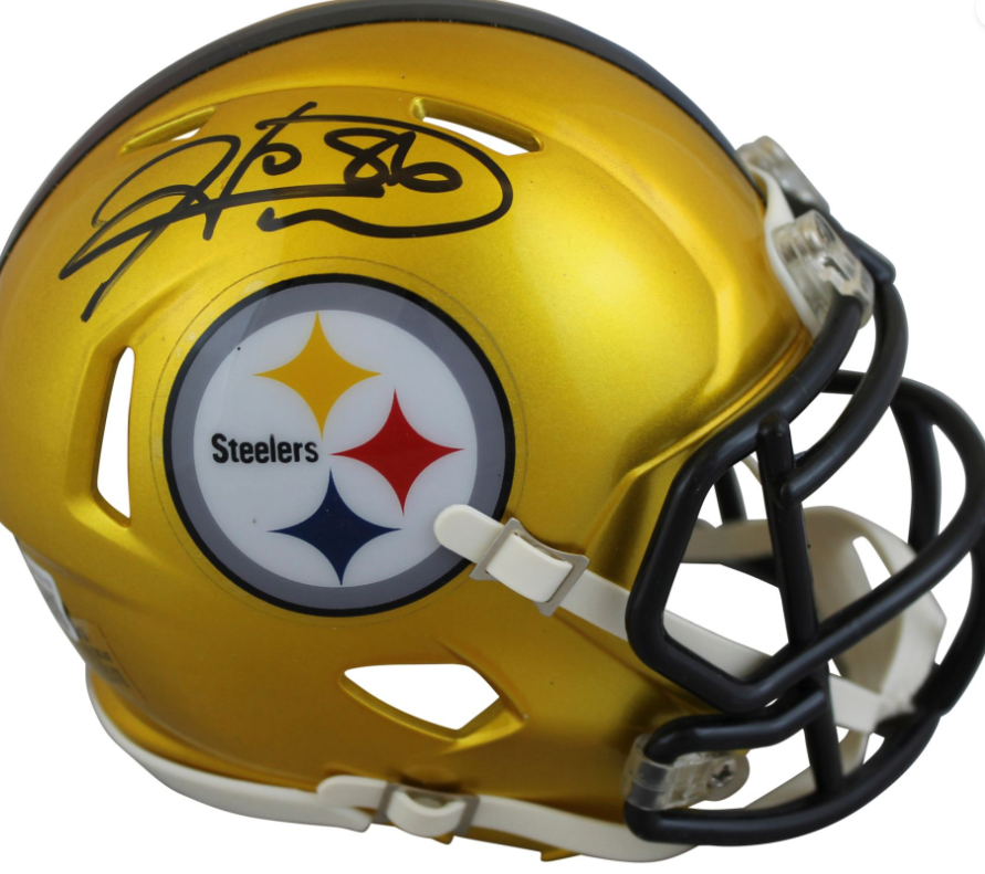 Hines Ward Signed Pittsburgh Steelers Mini Helmet