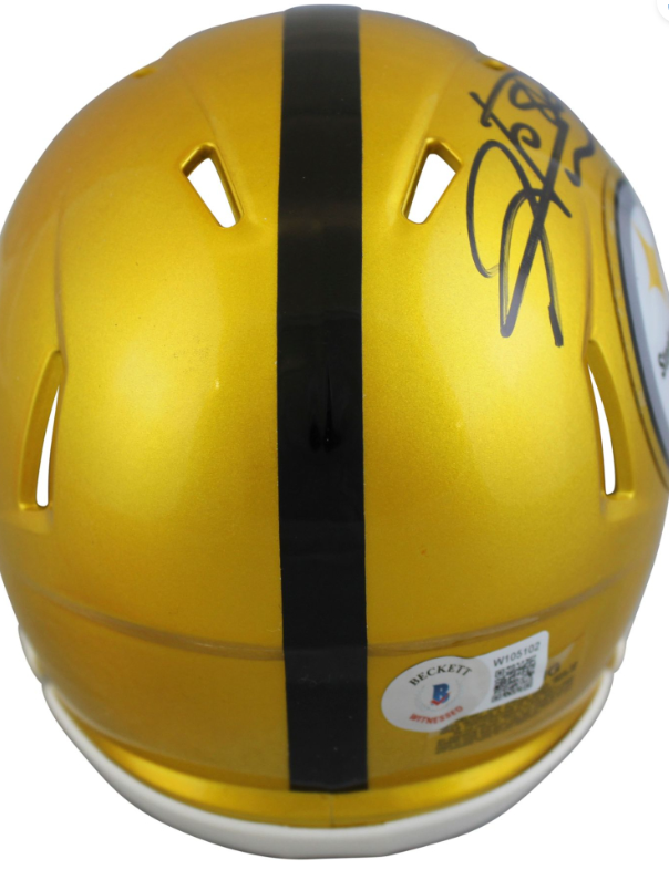 Hines Ward Signed Pittsburgh Steelers Mini Helmet