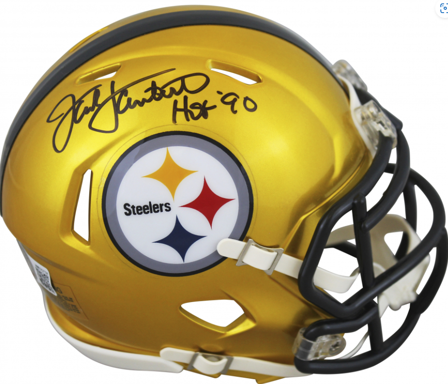 Jack Lambert Signed Pittsburgh Steelers Mini Helmet