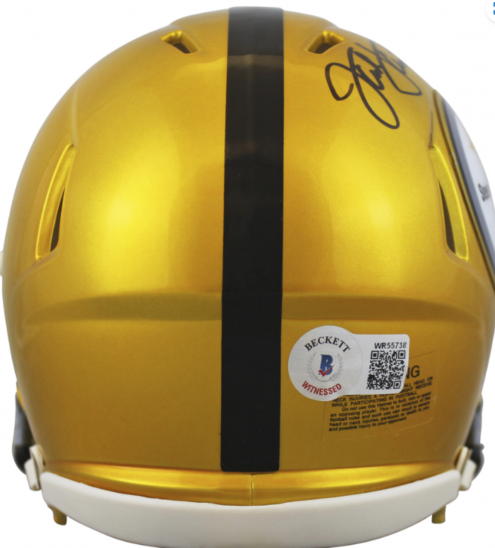 Jack Lambert Signed Pittsburgh Steelers Mini Helmet