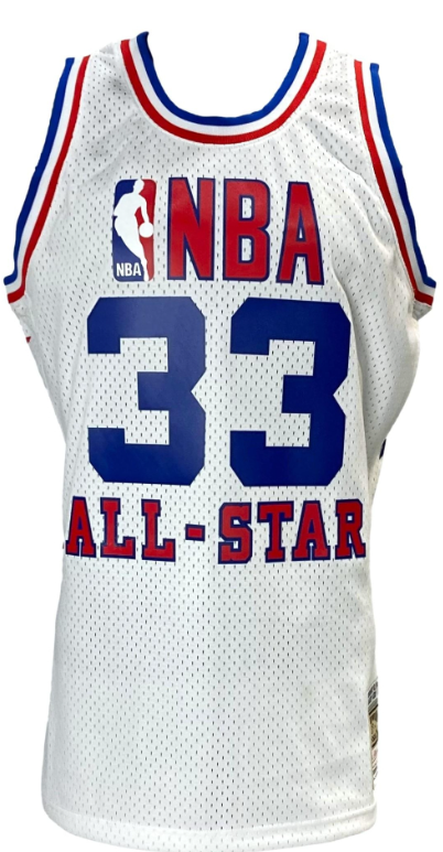 Larry Bird Signed All-Star Mitchell & Ness Swingman Jersey