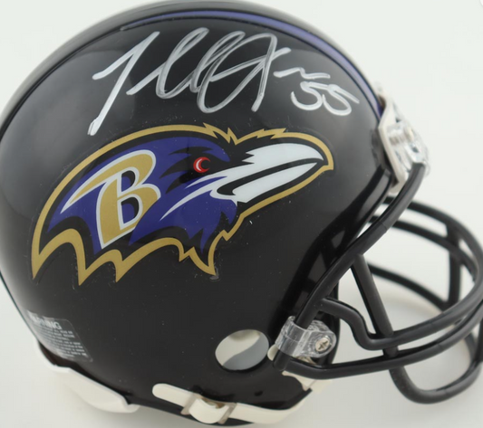 Terrell Suggs Signed Baltimore Ravens Mini Helmet