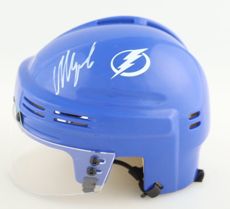 Nikita Kucherov Signed Tampa Bay Lighting Mini Helmet