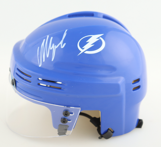 Nikita Kucherov Signed Tampa Bay Lighting Mini Helmet