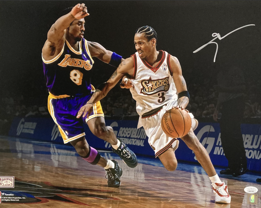 Allen Iverson Signed Philadelphia 76ers 16x20 Photo