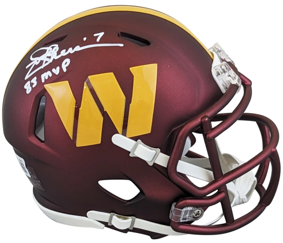 Joe Theismann Signed Washington Redskins Mini Helmet