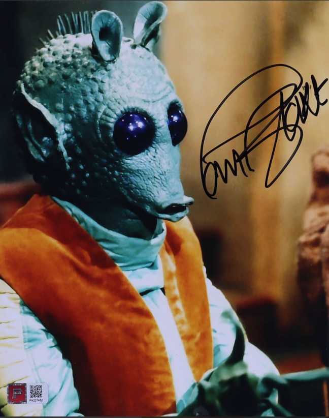 Paul Blake Signed "Star Wars" 8x10 Photo