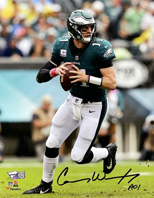 Carson Wentz Signed Philadelphia Eagles Photo