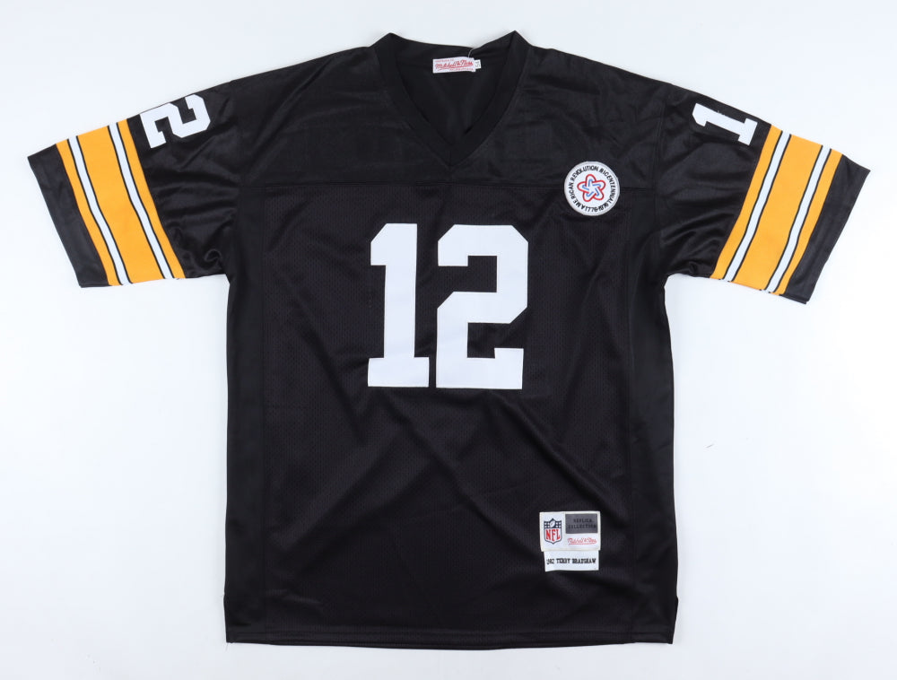 Terry Bradshaw Signed Pittsburgh Steelers Micthell & Ness Jersey