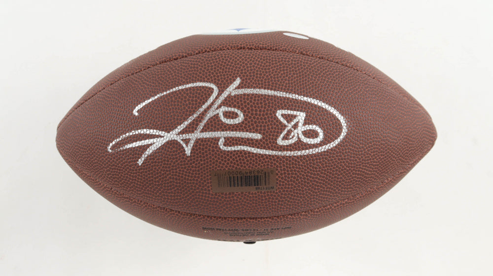 Hines Ward Signed Pittsburgh Steelers Logo Football