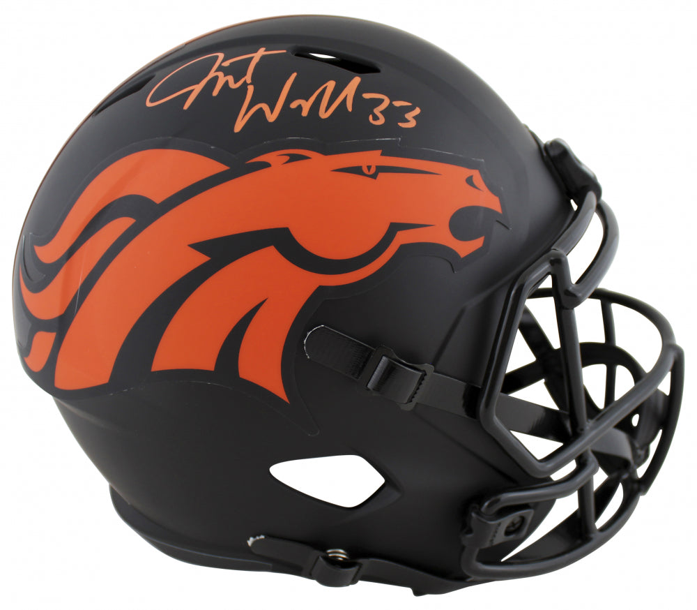 Javonte Williams Signed Denver Broncos Full-Size Helmet