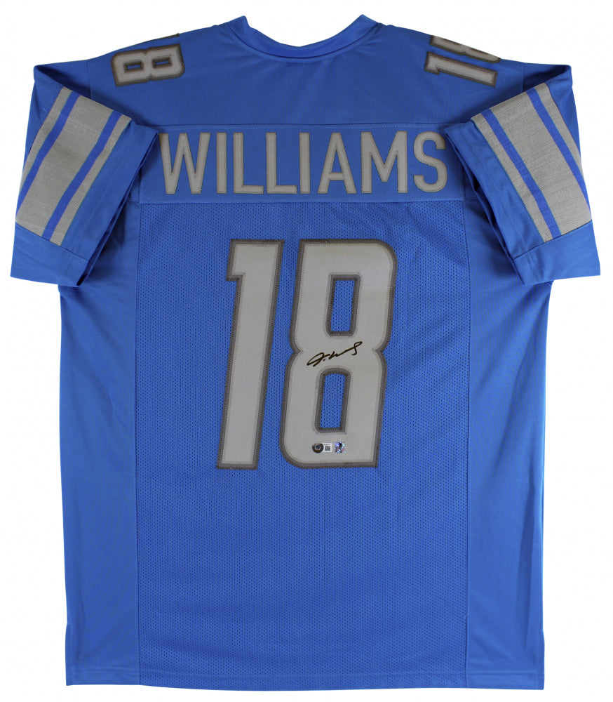 Jameson Williams Signed/Autographed Detroit Lions Jersey – Showalter ...