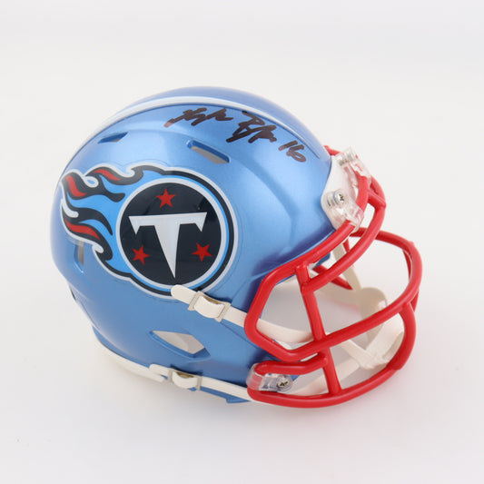 Treylon Burks Signed Tennessee Titans Mini Helmet