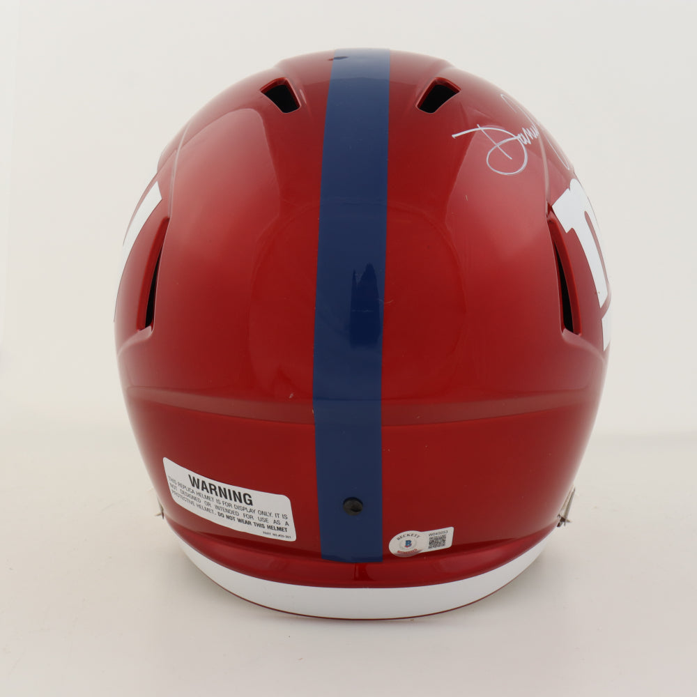 Daniel Jones Signed New York Giants Full-Size Helmet