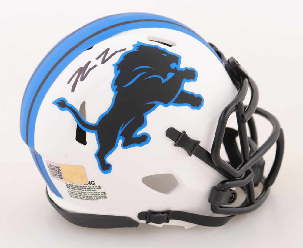 Brock Wright Signed Detroit Lions Mini Helmet