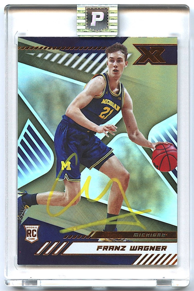 Franz Wagner Signed Michigan Wolverines Card