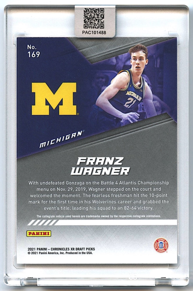 Franz Wagner Signed Michigan Wolverines Card