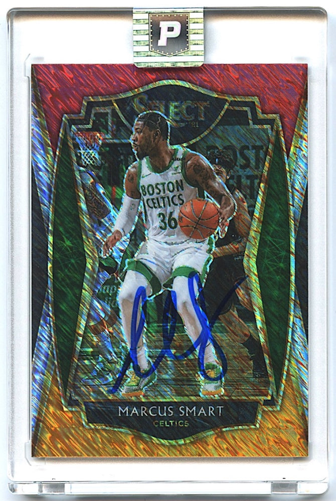 Marcus Smart Signed Boston Celtics Card