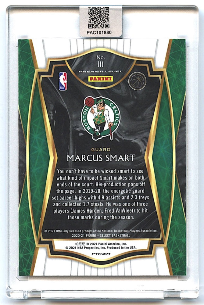 Marcus Smart Signed Boston Celtics Card