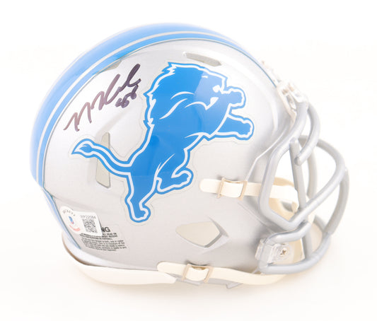 T. J. Hockenson Signed Detroit Lions Mini Helmet