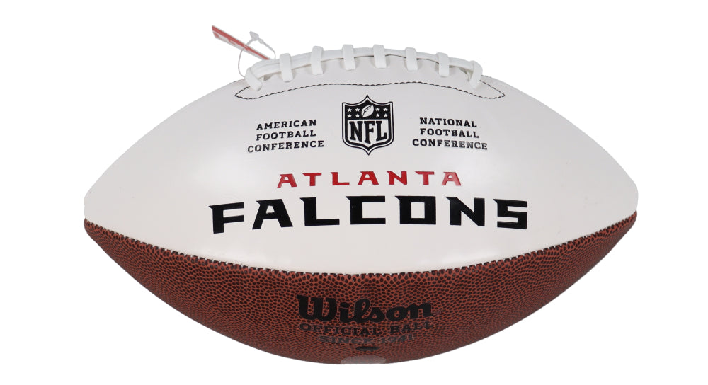 Michael Vick Signed Atlanta Falcons Logo Football