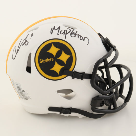 Chase Claypool Signed Pittsburgh Steelers Mini Helmet Inscribed "Mapletron"