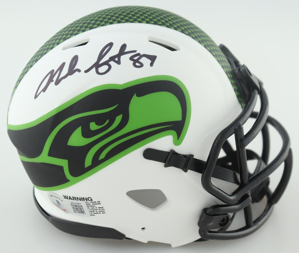 Noah Fant Signed Seattle Seahawks Mini Helmet