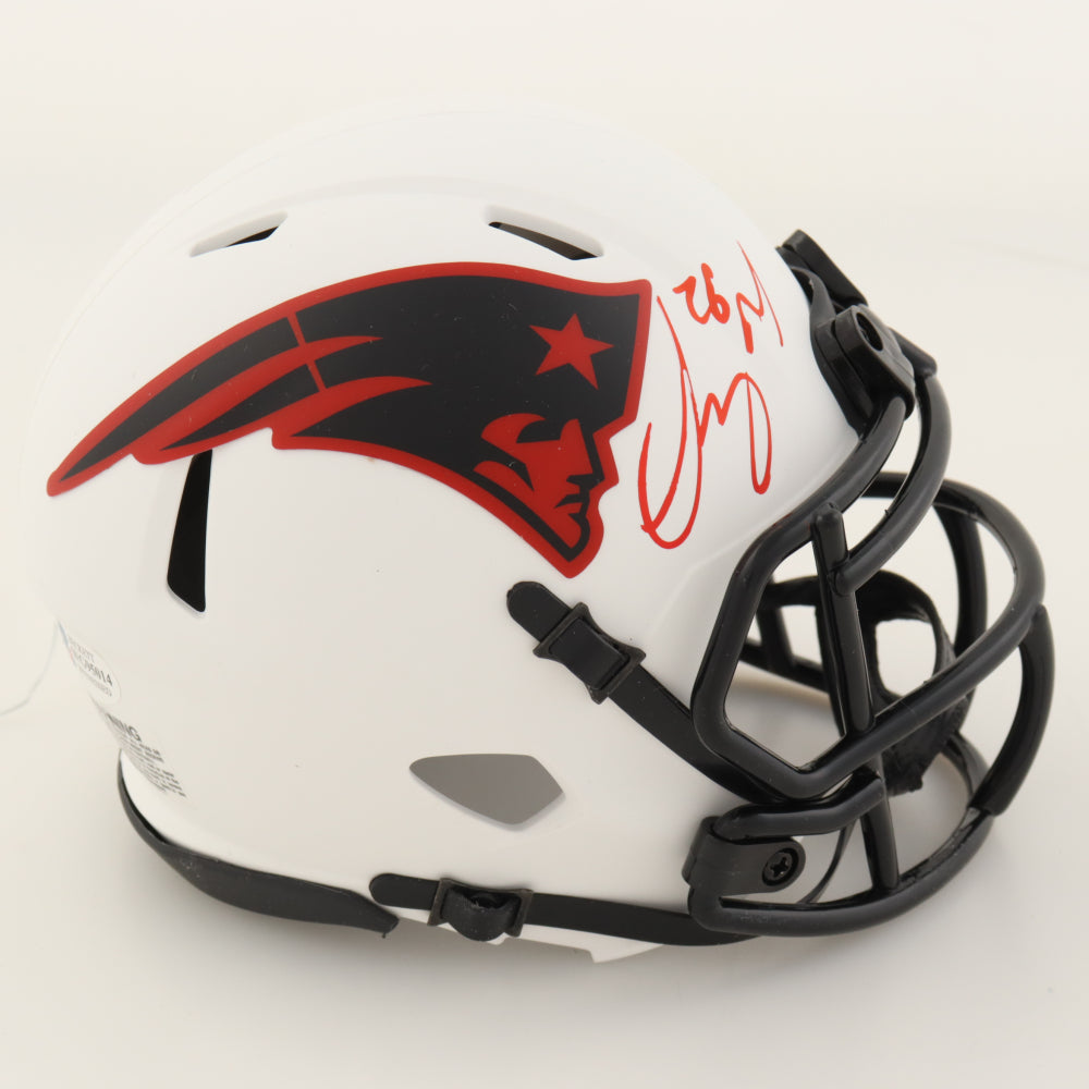 Sony Michel Signed New England Patriots Mini Helmet