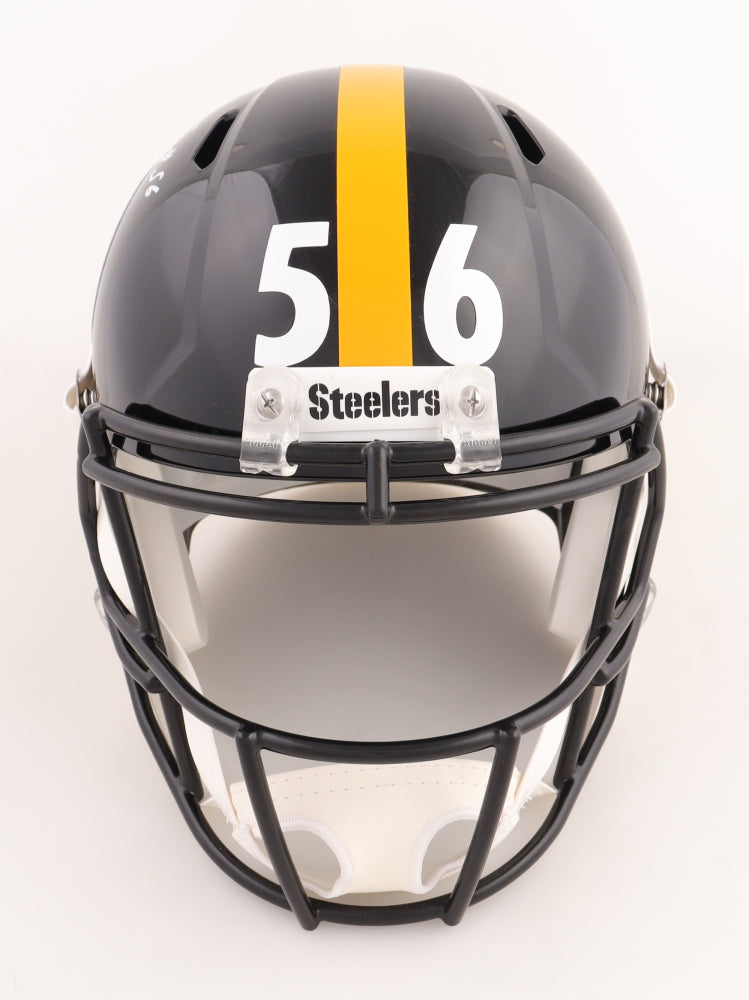 LaMarr Woodley Signed Pittsburgh Steelers Full-Size Helmet