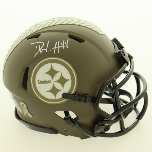 Derek Watt Signed Pittsburgh Steelers Mini Helmet