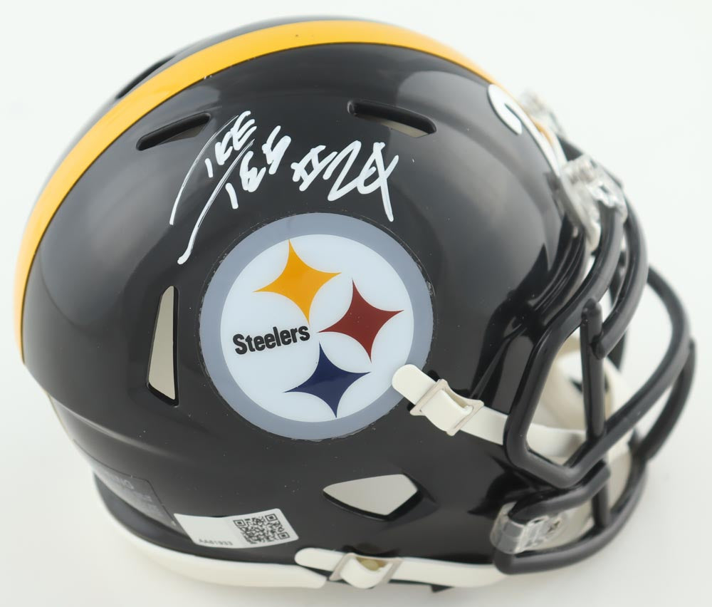 Ike Taylor Signed Pittsburgh Steelers Mini Helmet